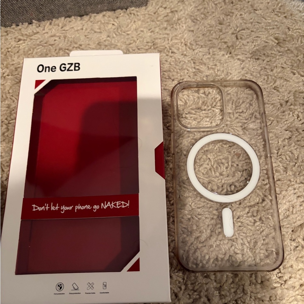 iPhone 13 Pro Clear Phone Case with Magsafe. Original box . Paid $49 plus tax